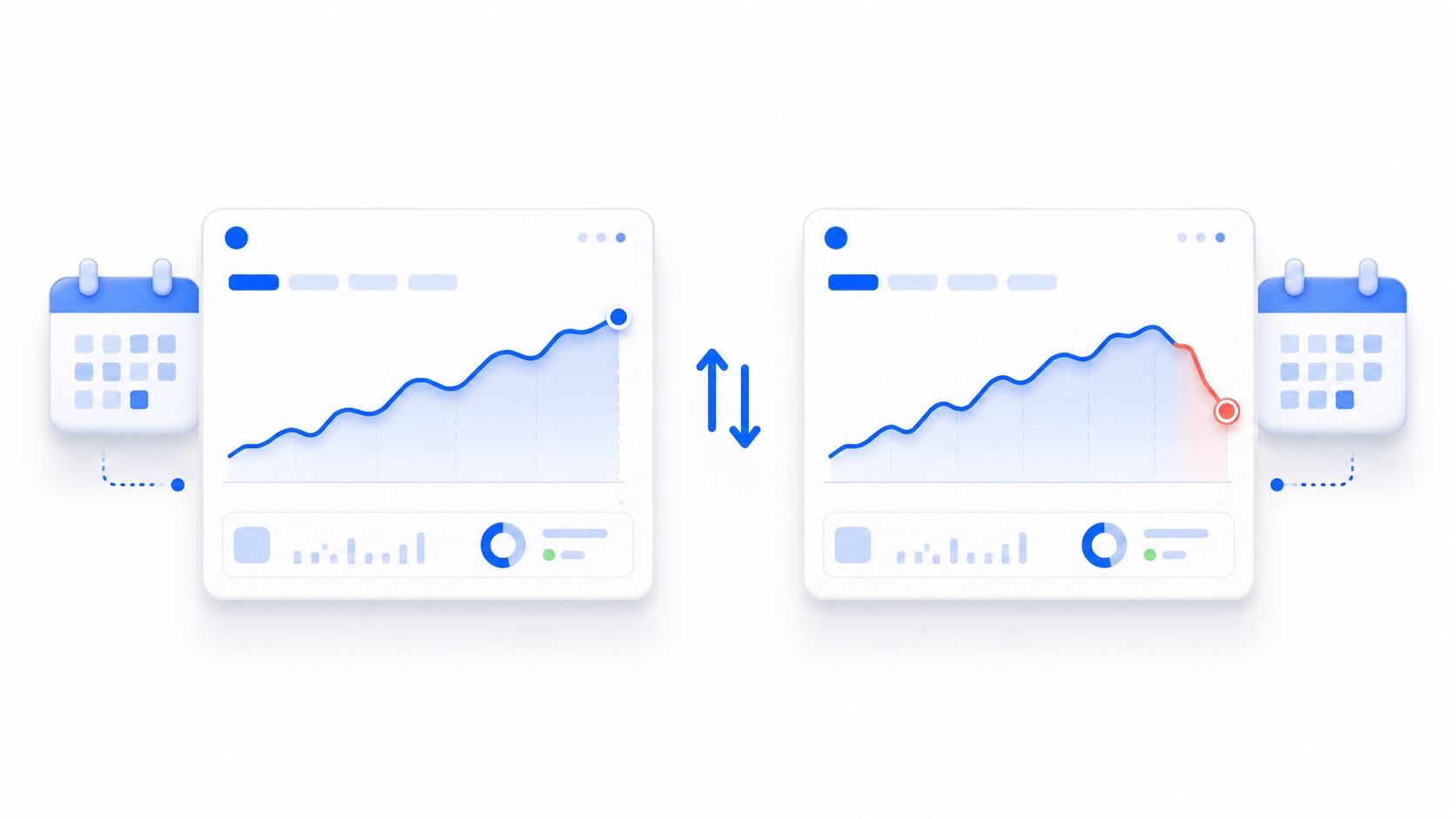 Comparer deux périodes de trafic SEO