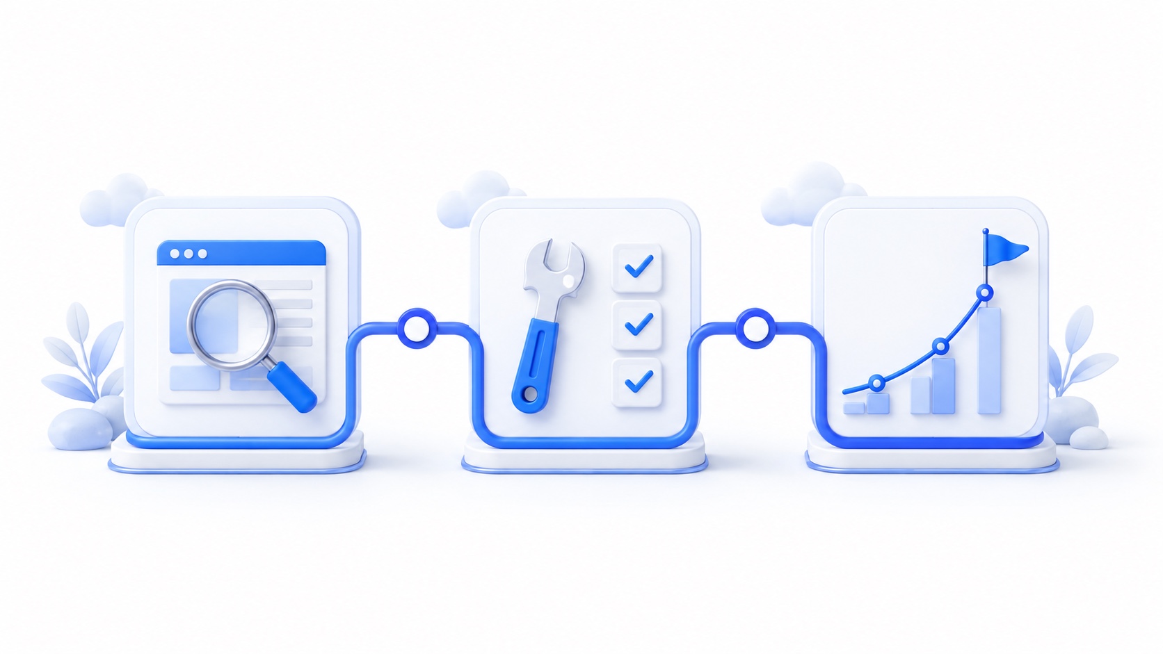 Roadmap SEO en trois phases : analyser, optimiser et mesurer