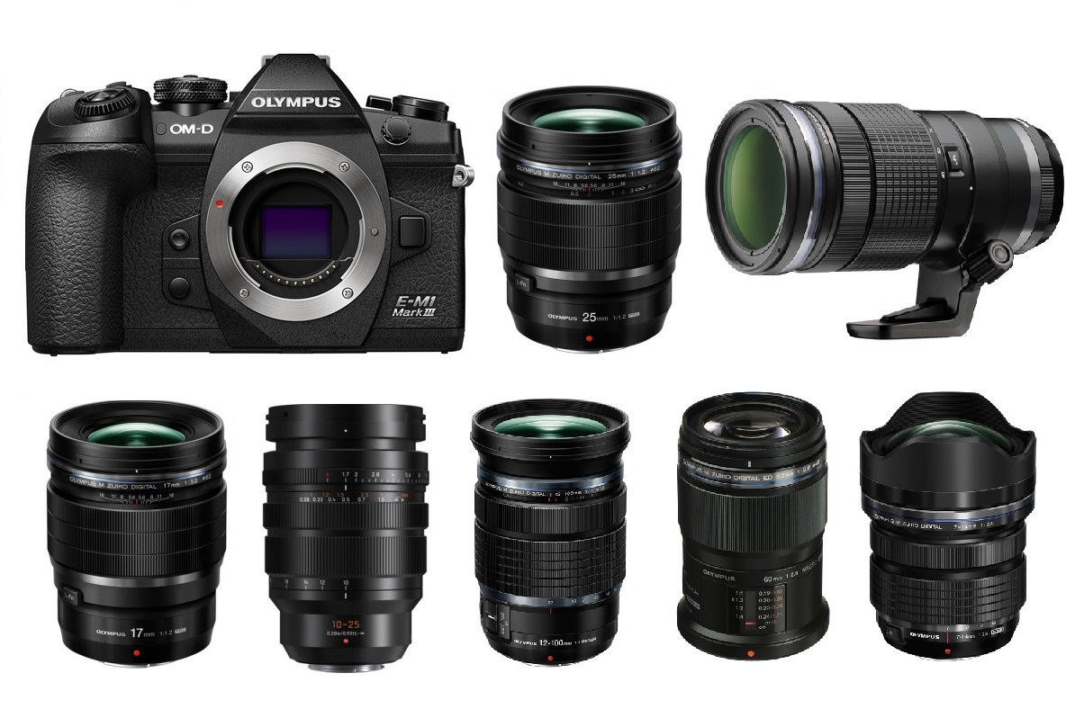 meilleurs objectifs Olympus OM D E-M1 Mark III