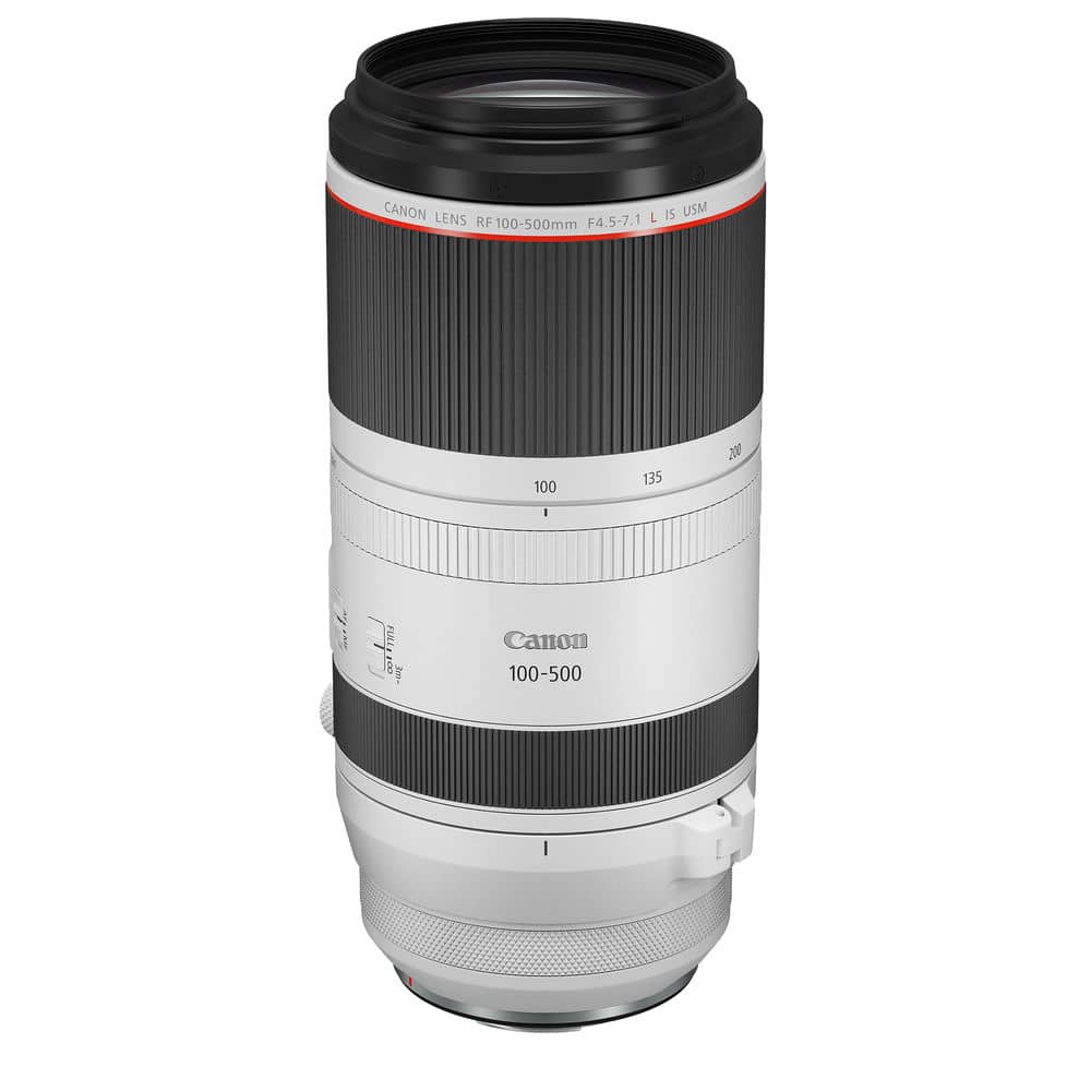 Canon RF 100-500mm f/4.5-7.1L IS USM pour Hybride pro Canon R5