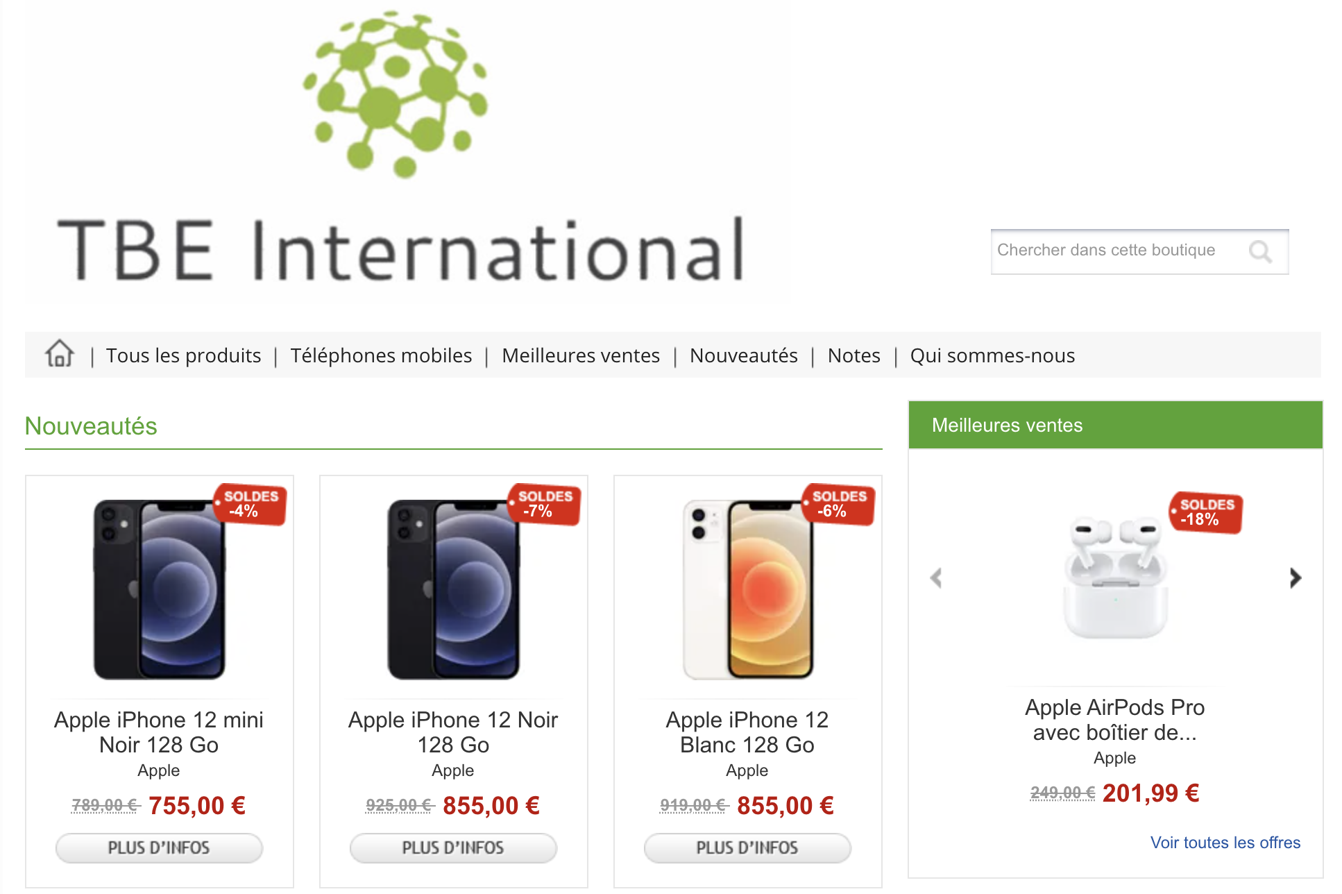 Avis TBEInt  Rakuten