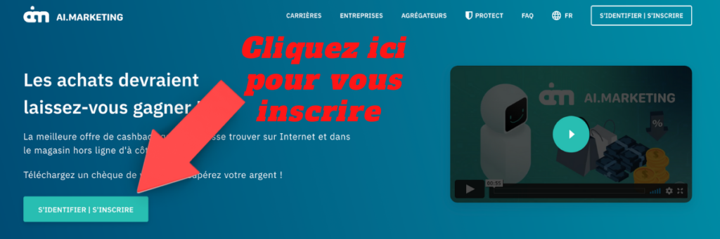 ai marketing inscription